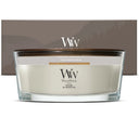 Coffret Cadeau Bougie Parfumée Ellipse WoodWick Fireside - Bougie en Verre - Mèche en Bois