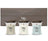 Coffret Cadeau Bougies Parfumées Mini WoodWick Woodland Trio - 3 Pièces - Bougie Parfumée en Verre - Mèche en Bois