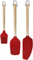 Set de spatules KitchenAid - en bouleau - Core Rouge Impérial - 3 pièces