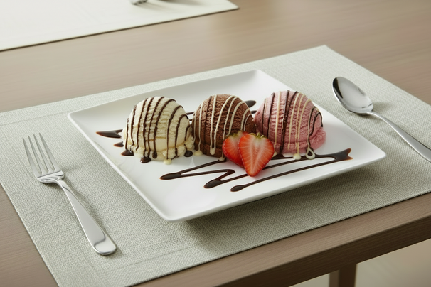 Ensemble d'assiettes BonBistro - a dessert - Squito - 18x18cm - 6 pieces