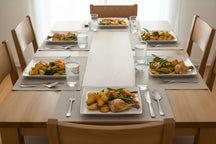 Ensemble de vaisselle BonBistro - Service 6 personnes - Squito - 26 cm - 18 pièces