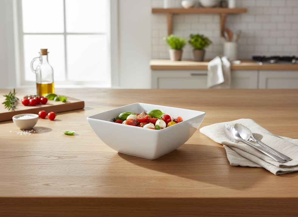 Ensemble de bols BonBistro - Bol en porcelaine - Squito - 14 x 14 cm - 6 pièces