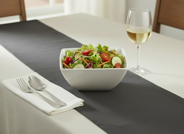 Set de saladiers BonBistro - en porcelaine - Squito - 23 x 23 cm - 2 pièces