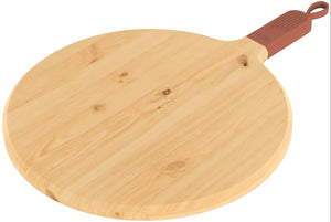 Planche de service / Planche à pizza ZiiPa Sora en bois de hêtre Terracotta - ø 31 cm