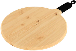 Planche de service / Planche à pizza ZiiPa Sora en bois de hêtre antracite - ø 31 cm