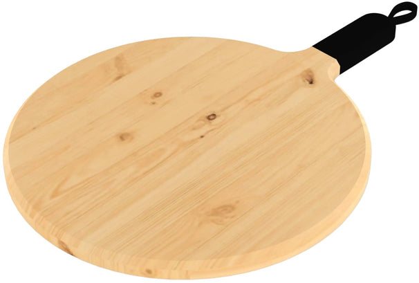 Planche de service / Planche à pizza ZiiPa Sora en bois de hêtre antracite - ø 31 cm