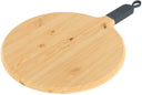 Planche de service / Planche à pizza ZiiPa Sora en bois de hêtre et ardoise - ø 31 cm