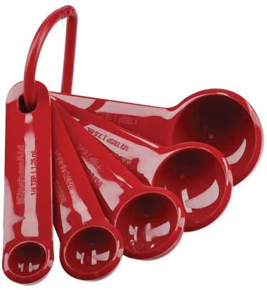 Set de cuillères KitchenAid - A mesurer - Core Rouge Empereur - 5 pièces